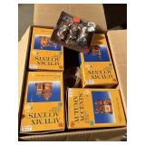 4 autumn accent harvest houses, 3 pilgram