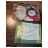 2 glass cutting boards 16' x 12, 18' x 12' kitchen