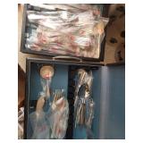 8 place setting,,set of flatware curt stainless