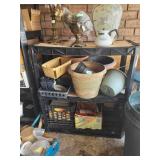 plastic shelf 38' x 36' x 18' - no contents