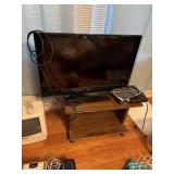 36' SEIKI tv, remote, tv stand , dvd player