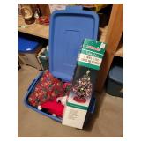 tote/ lid, throw pillows stuffed christmas teddy