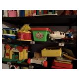 fisher price airplane and boat, weeble wooble