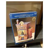 SANTAS WORK BENCH pinecone village christmas