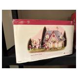 DEPT 56, hearts & blooms cottage & couple on