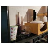 SHELF OF soup terrain, no ladle, vase, planter