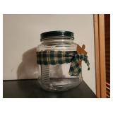 old cookie jar, with tin star   basement