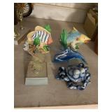 under the sea, fish, dolphin, crab trinket box,etc