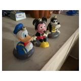 3 fishing bobbers MICKEY, DONALD, GOOFY