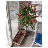 faux hydrangea 5 ft tall  back porch