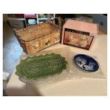 pfaltzgraff Cream & Sugar, basket,plate,tray