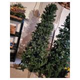 7 ft lighted christmas tree basement