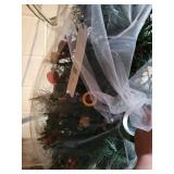 32'  christmas tree full of teacher  ornaments