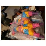 2 pinatas , 1 bull, 1 donkey   basement