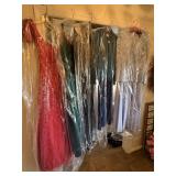5 party gowns floor length size 12 to 20  foyer