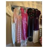 5 gowns and dresses  size 8   foyer