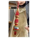 13' antique glass tree topper   office