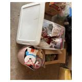 christmas decor, tree top angel, tin, ornaments,