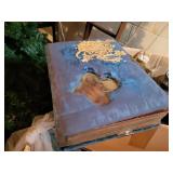 antique photo album, old photos with