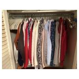 closet of clothes womens medium, jackets