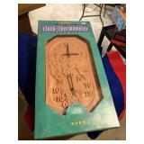 sunswept clock thermometer , terra cotta style
