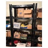 black plastic 5 shelf unit 36'x 18:x 6ft