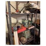 wire hanging racks, old cassettes, doll wardrobe