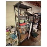 metal shelf no contents, 31'x15.5'x 6ft