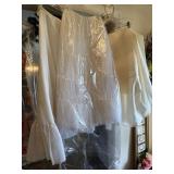 3 underskirt, crinolines,medium all white  foyer