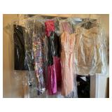 4 dresses and 1 skirt  party dresses medium  foyer