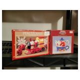 phaltzgraff lighted train, teapot,   basement