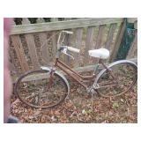 rust colored ALL PRO  bike needs tires