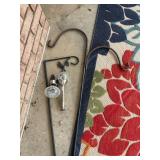 double shepherds hook, smaller hook with birds