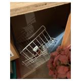 metal below shelf shelves, 6 total  basement