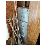 4 drawer metal filing cabinet NO CONTENTS