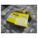 24 mini post it notes 1.5' x 2' approx, yellow