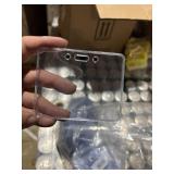 appox 100  I.D. badge holders, plastic covers with