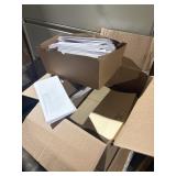 1 box #10 envelopes & 1 box file folders