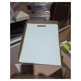 25 pressboard folders with fasteners green