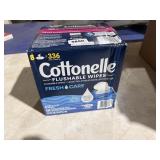 cottenelle flushable wipes 8pks 42ct@