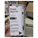 12 pentel black ink pens