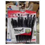 14 pentel retractable ball point pens black