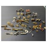 mens tie tacks, cuff links, pens, really nice sets