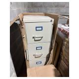 Hirsh 22' 4-Drawer File Cabinet with keys