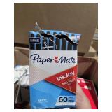 60 PAPERMATE black ink pens medium point