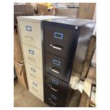 (2) 4-Drawer 22' file cabinets *dented*