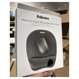 memory foam mouse pad with wrist rest