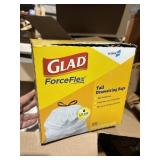 100 glad forceflex trash bags 13 gallon size