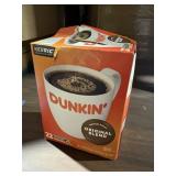 22 Dunkin Original Blend coffee k-cups exp 7/26