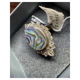 ladies sterling silver ring size 6.5 (6.81grams)